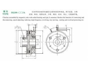 DLD6/A單片電磁離合器
